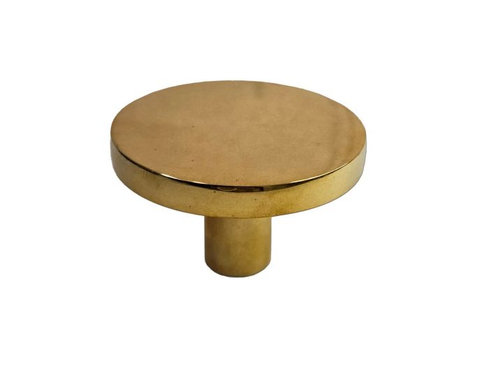 Isokokoinen nuppivedin, messinki käsittelemätön, 40mm