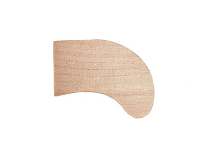 50-luvun puuvedin, lippavedin koivu 120mm, puuvalmis