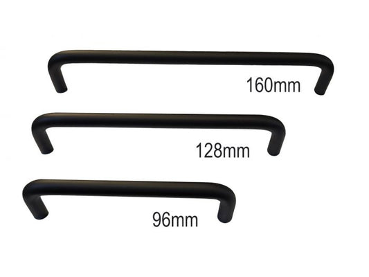 Mattamusta lankavedin, 96mm, 128mm, 160mm